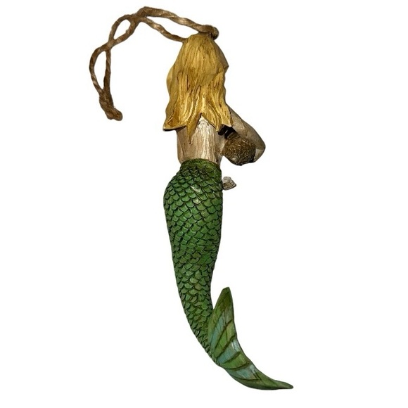 Set of 3 Adornment Mermaid Resin Ornaments - Picture 5 of 6